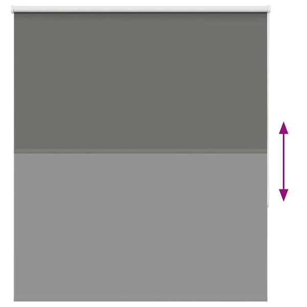 Verdunkelungsrollo Grau 120x130 cm