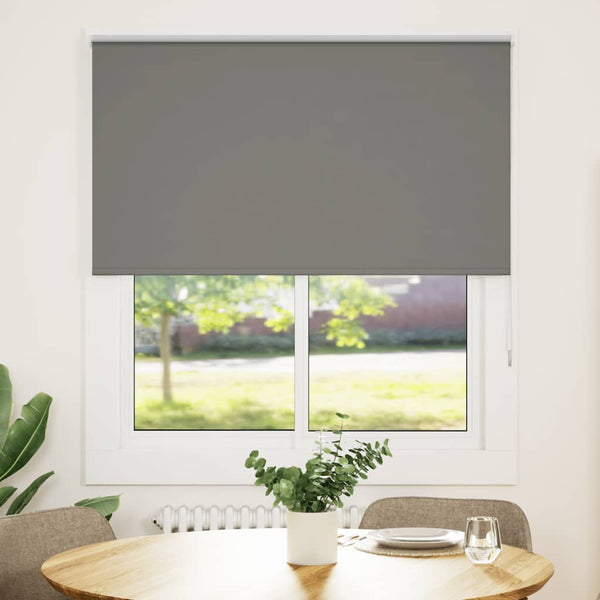 Graues Verdunkelungsrollo 125x130cm