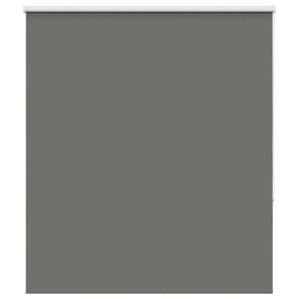 vidaXL Blackout Roller Blind Grey 140x130cm Fabric Width 136.6cm Polyester