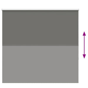 Verdunkelungsrollo Grau 155x130cm