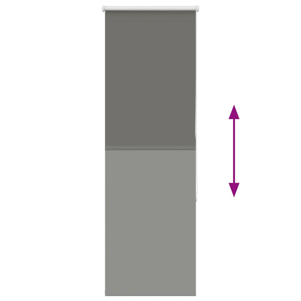 Verdunkelungsrollo Grau 55x150 cm