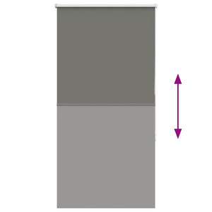 Verdunkelungsrollo Grau 65x150 cm
