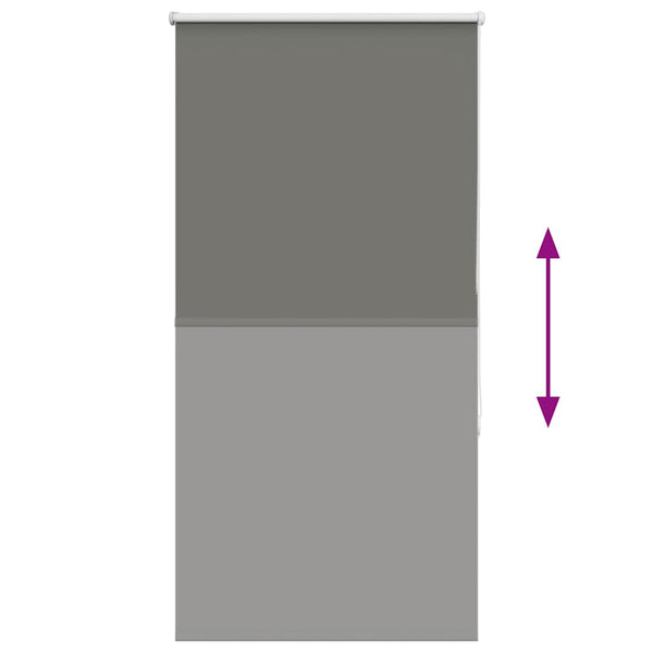 Graues Verdunkelungsrollo 80x150 cm