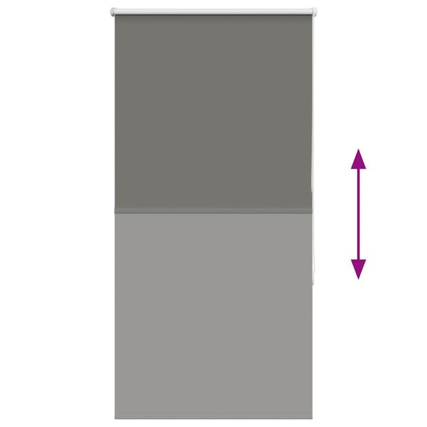Verdunkelungsrollo Grau 85x150 cm