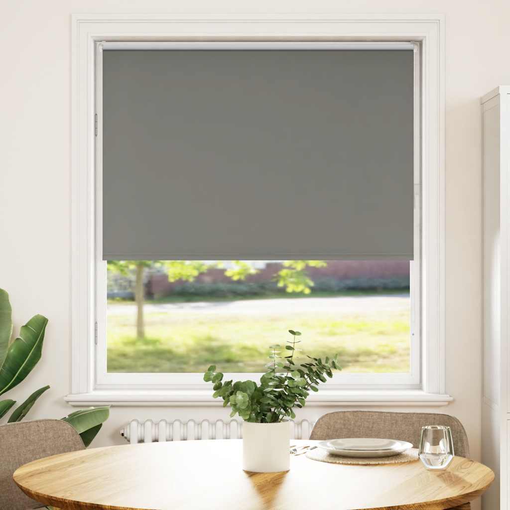 Graues Verdunkelungsrollo 90x150 cm