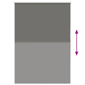 Verdunkelungsrollo Grau 100x150 cm