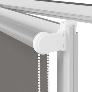 Verdunkelungsrollo Grau 130x150 cm