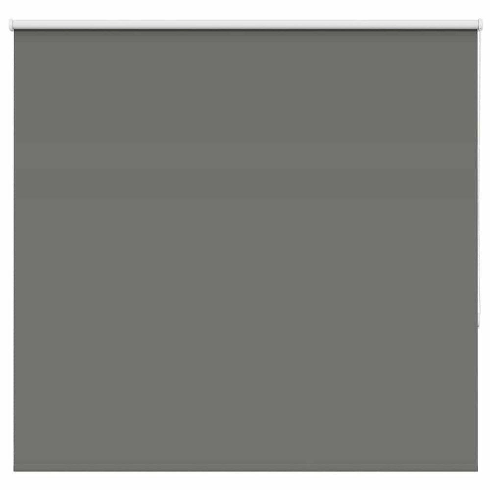 vidaXL Blackout Roller Blind Grey 155x150cm Fabric Width 151.6cm Polyester
