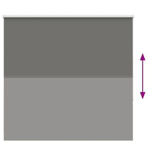 Verdunkelungsrollo Grau 160x150cm