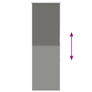 Verdunkelungsrollo Grau 45x175 cm