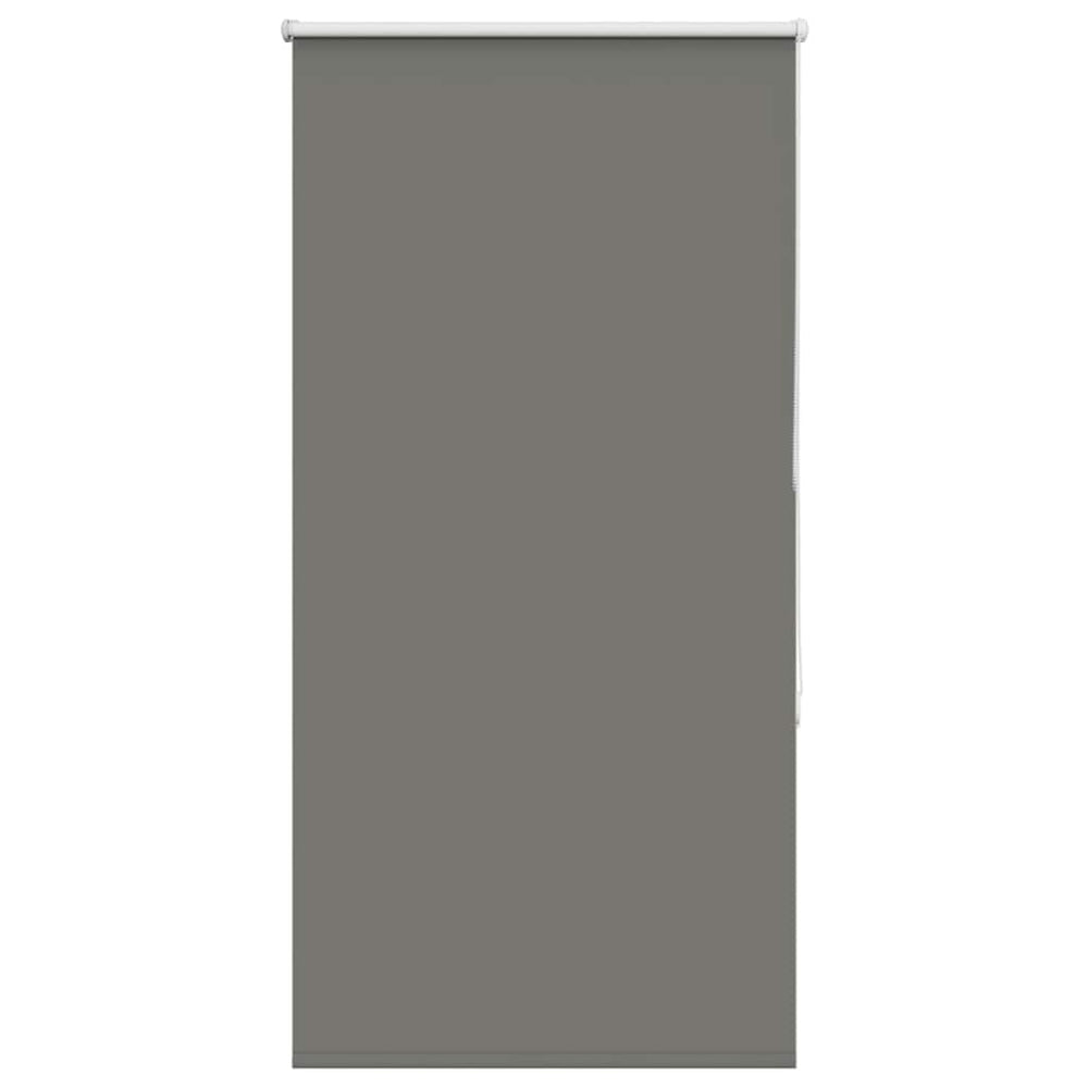 vidaXL Blackout Roller Blind Grey 65x175 cm Fabric width 60.7 cm Polyester