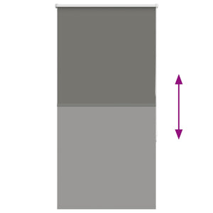 Graues Verdunkelungsrollo 85x175 cm