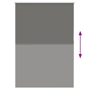 Verdunkelungsrollo Grau 110x175cm