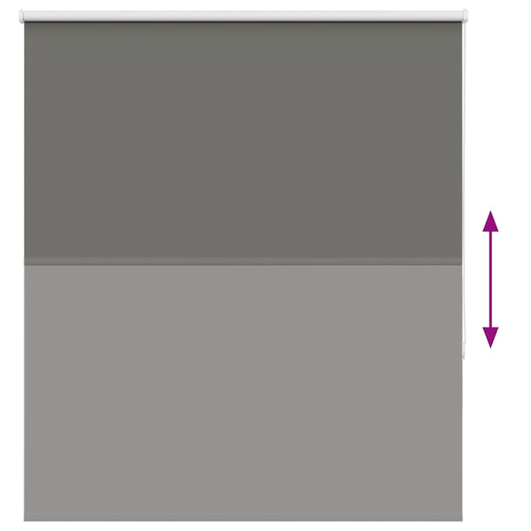 Verdunkelungsrollo Grau 125x175cm