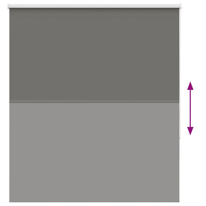 Verdunkelungsrollo Grau 140x175 cm