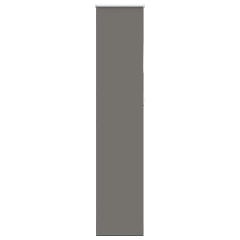 vidaXL Blackout Blind Grey 60x210 cm Fabric Width 55.7 cm Polyester