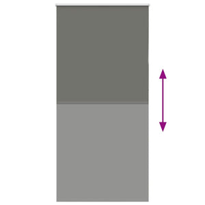 Graues Verdunkelungsrollo 105x210 cm