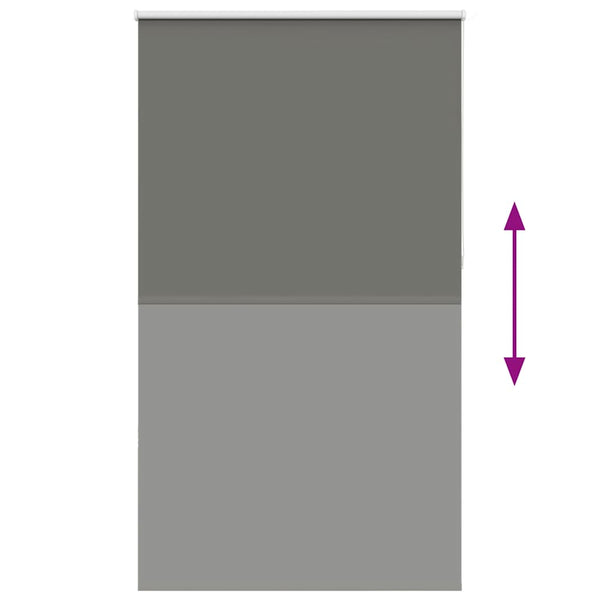 Verdunkelungsrollo Grau 120x210 cm