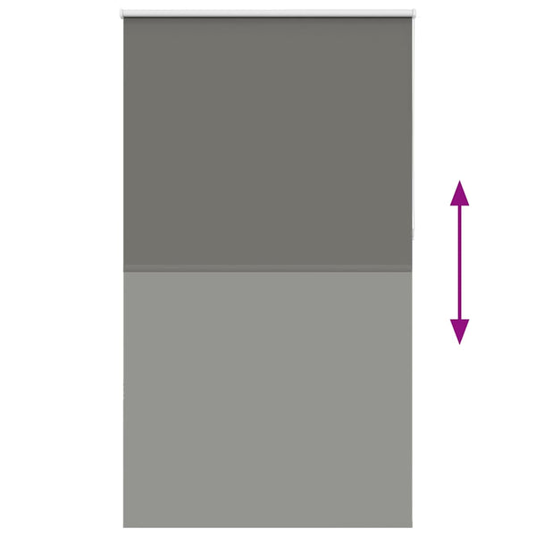 Verdunkelungsrollo Grau 125x210cm