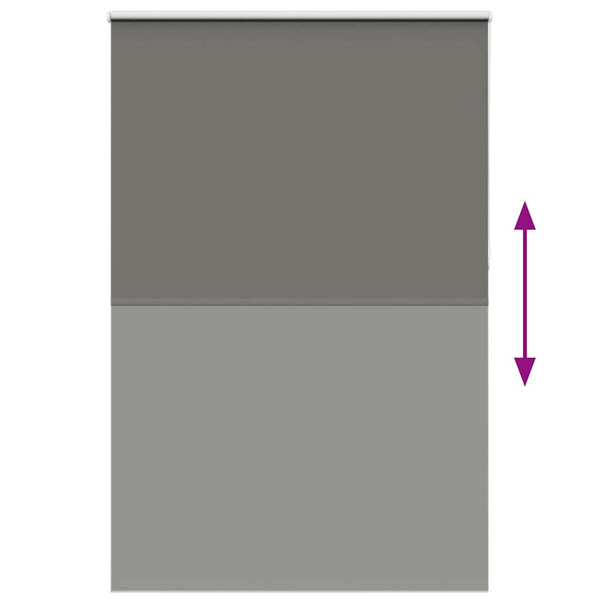 Verdunkelungsrollo Grau 150x210 cm