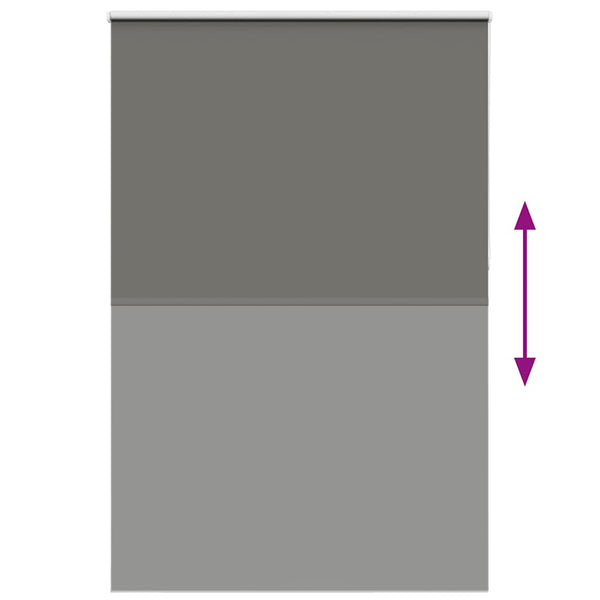 Verdunkelungsrollo Grau 155x210 cm