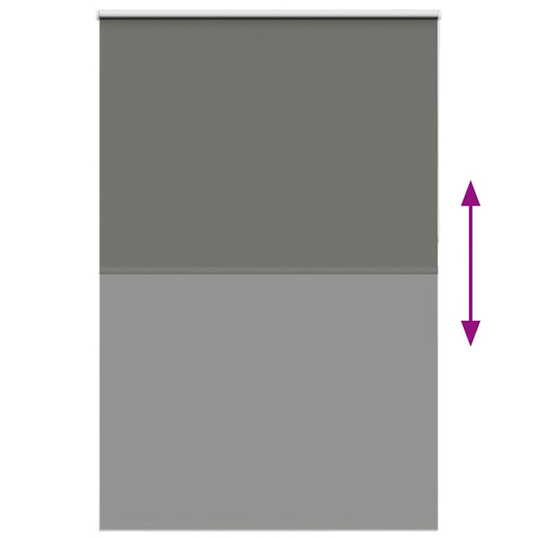 Verdunkelungsrollo Grau 160x210 cm