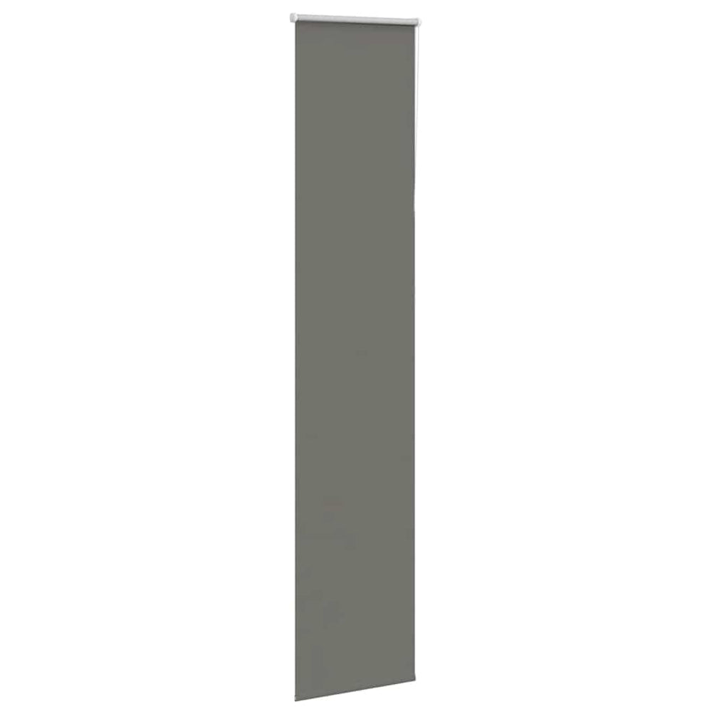 vidaXL Blackout Roller Blind Grey 45x230 cm Fabric Width 40.7 cm Polyester
