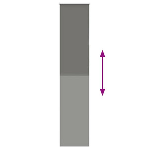 Verdunkelungsrollo Grau 45x230 cm