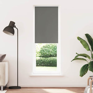 Verdunkelungsrollo Grau 65x230 cm