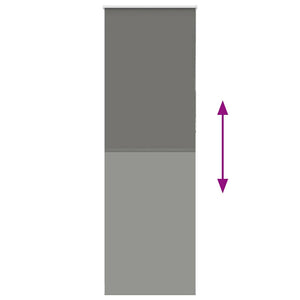 Graues Verdunkelungsrollo 70x230 cm