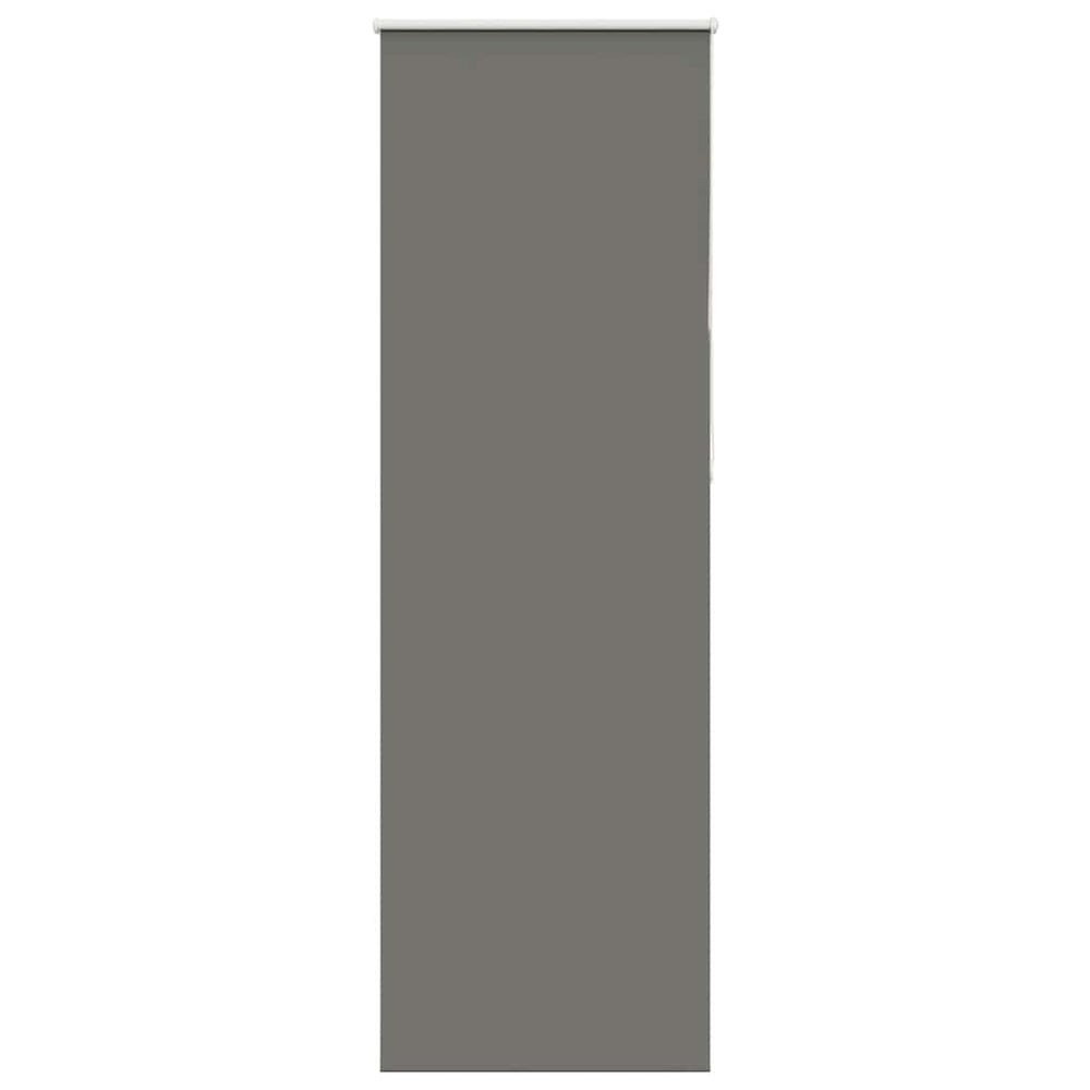 vidaXL Blackout Blind Grey 80x230 cm Fabric Width 75.7 cm Polyester
