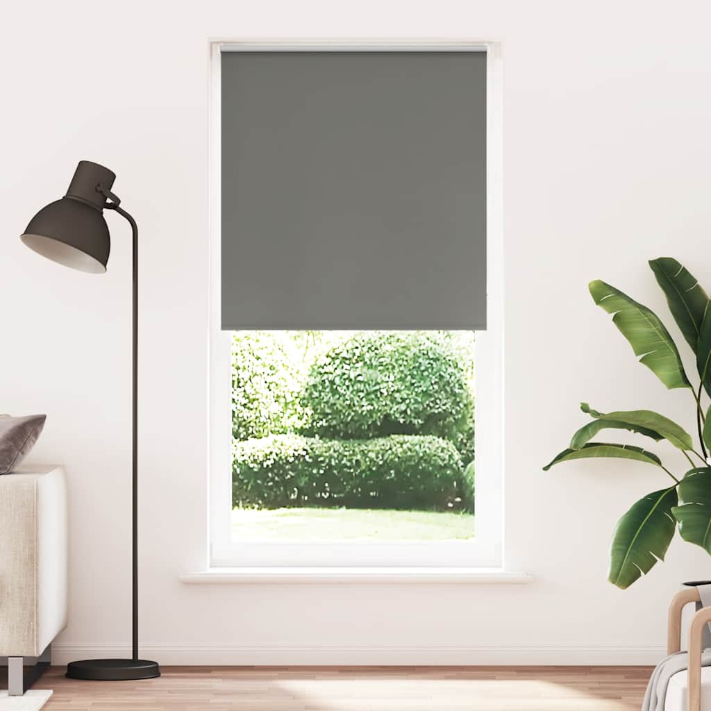 Verdunkelungsrollo Grau 110x230 cm