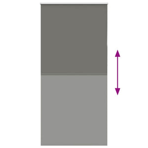 Verdunkelungsrollo Grau 115x230cm