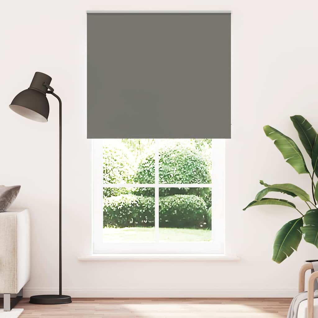 Verdunkelungsrollo Grau 125x230 cm