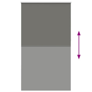 Verdunkelungsrollo Grau 130x230 cm
