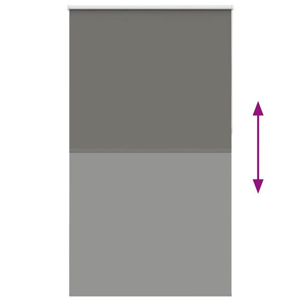 Verdunkelungsrollo Grau 130x230 cm
