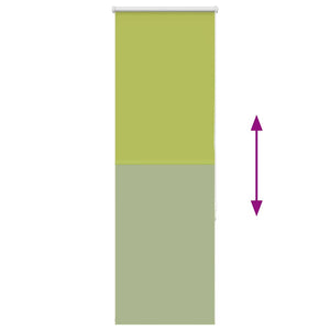 Grünes Verdunkelungsrollo 40x130 cm