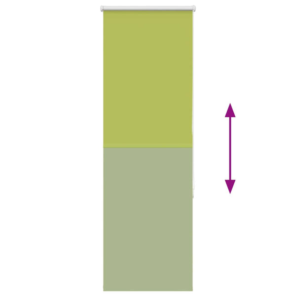 Grünes Verdunkelungsrollo 40x130 cm