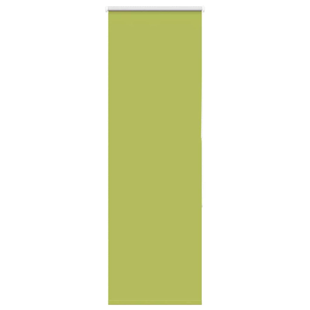 vidaXL Blackout Blind Green 45x130 cm Fabric width 40.7 cm Polyester