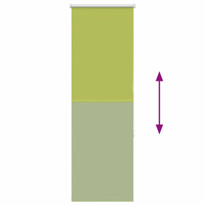 Grünes Verdunkelungsrollo 55x130cm