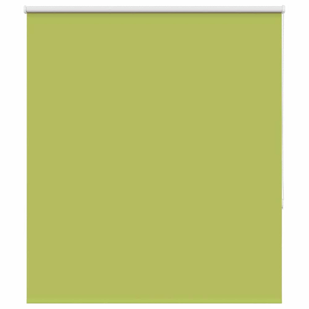 vidaXL Blackout Roller Blind Green 130x130cm Fabric Width 126.6cm Polyester