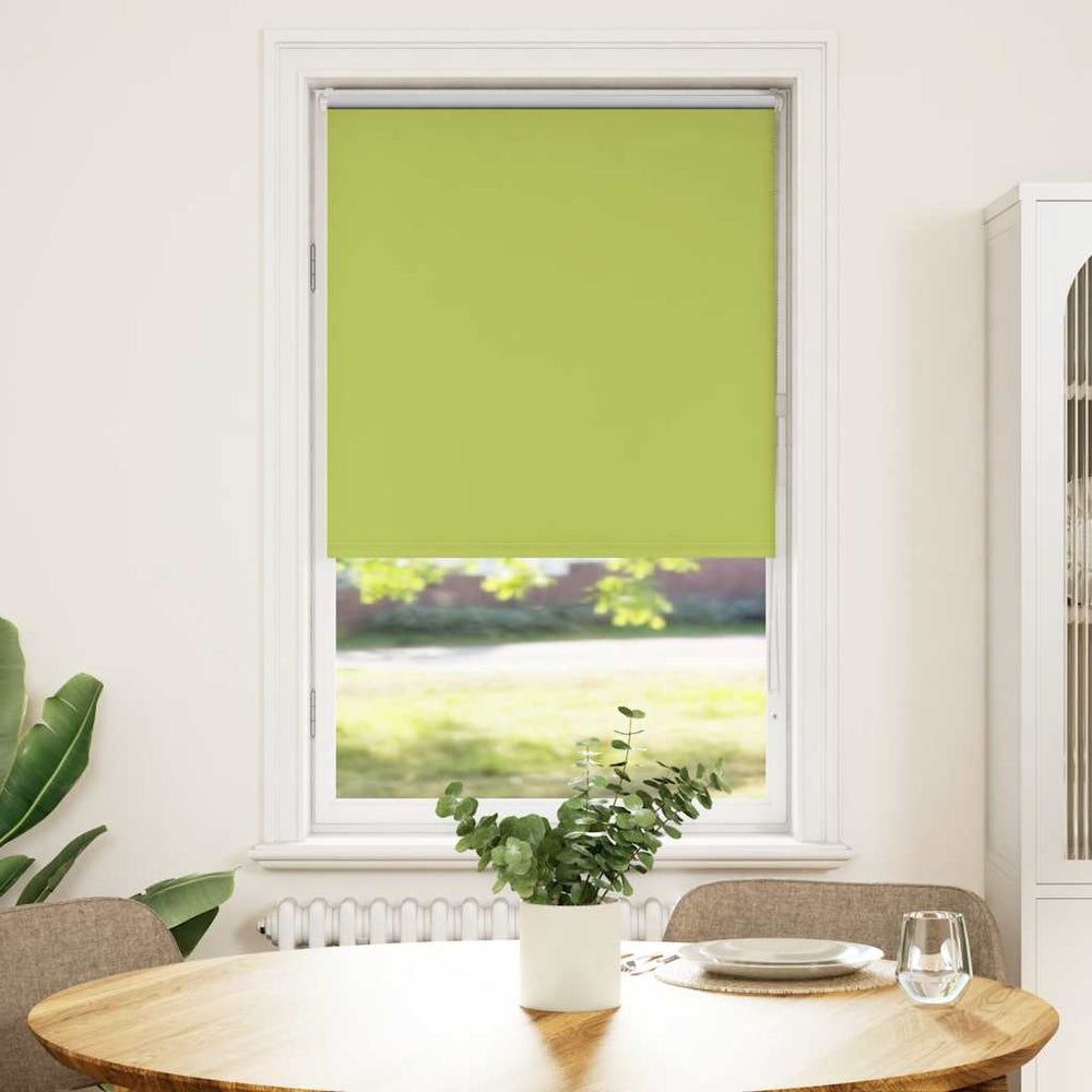 vidaXL Blackout Roller Blind Green 65x150 cm Fabric width 60.7 cm Polyester