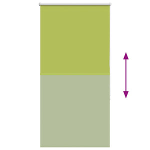 Grünes Verdunkelungsrollo 85x150 cm