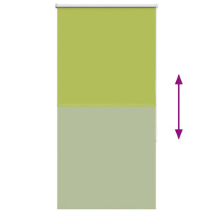 Grünes Verdunkelungsrollo 65x175 cm