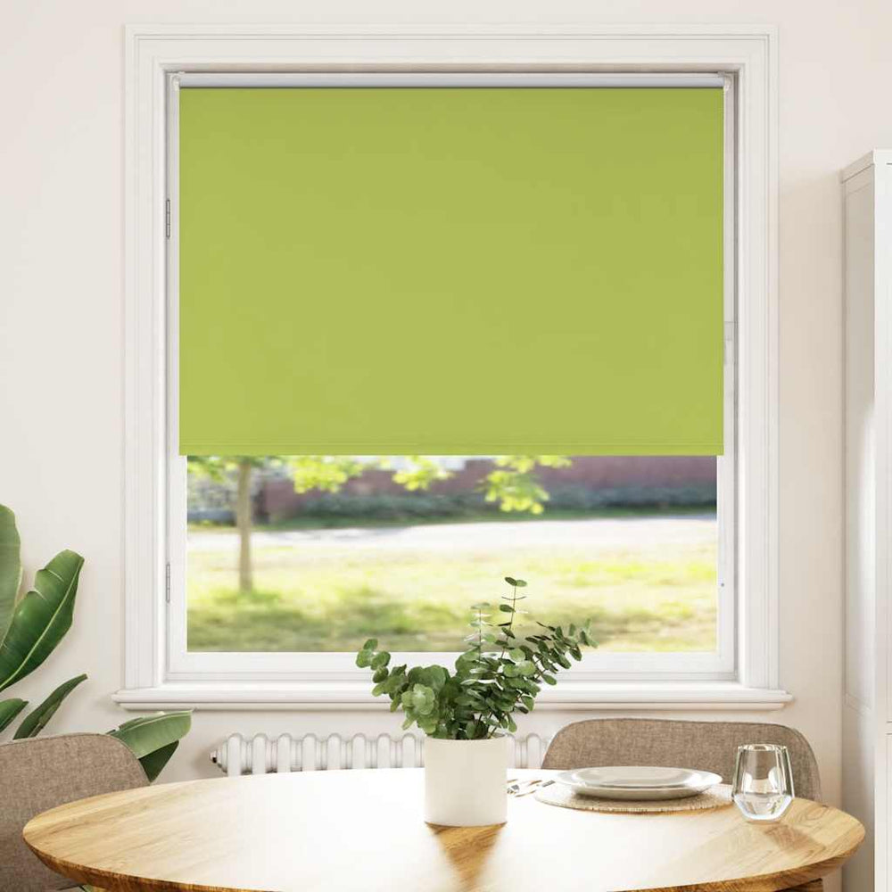 vidaXL Blackout Roller Blind Green 105x175cm Fabric Width 100.7cm Polyester