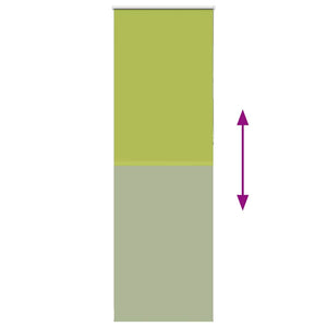 Grünes Verdunkelungsrollo 75x210 cm
