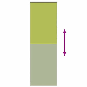 Grünes Verdunkelungsrollo 80x210 cm
