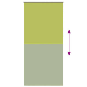 Grünes Verdunkelungsrollo 90x210 cm