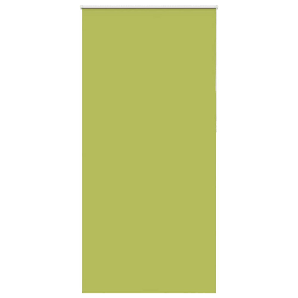 vidaXL Blackout Roller Blind Green 105x210cm Fabric Width 100.7cm Polyester