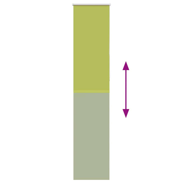 Grünes Verdunkelungsrollo 60x230 cm